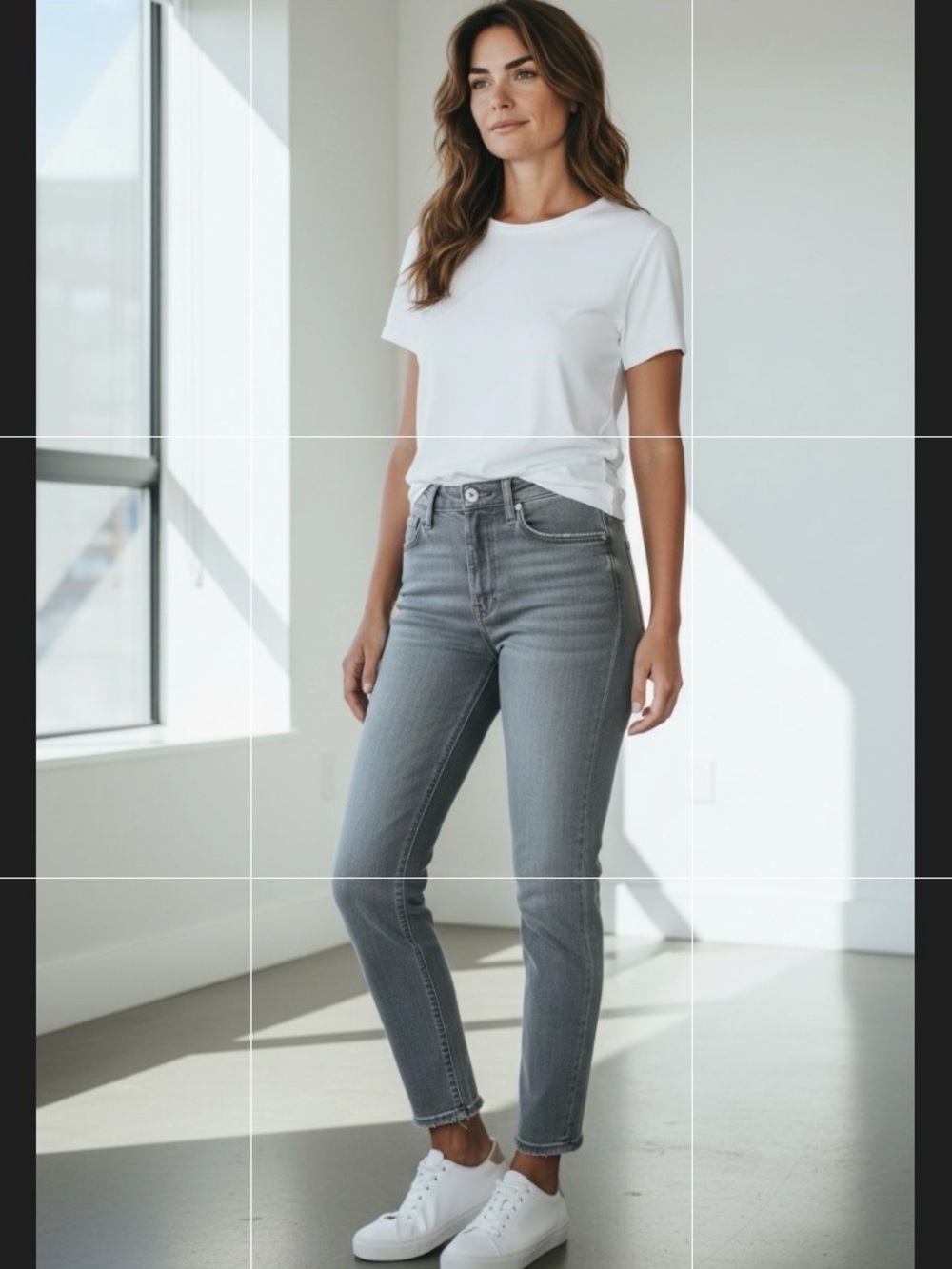 AG Adriano Goldschmied Farrah Skinny Ankle Jeans 30R Gray High Rise Raw Hem